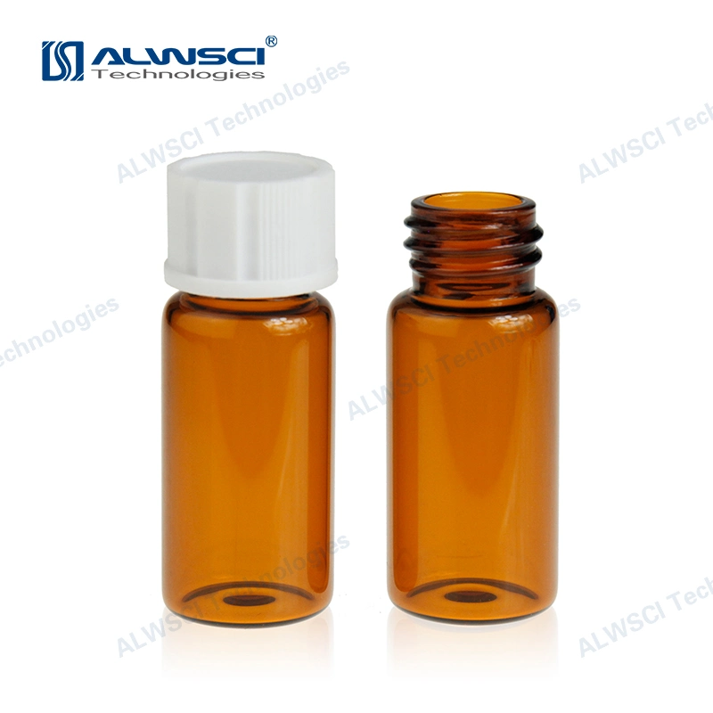 Alwsci ND13 3ml Amber Screw Neck Storage Glass Sample Vial