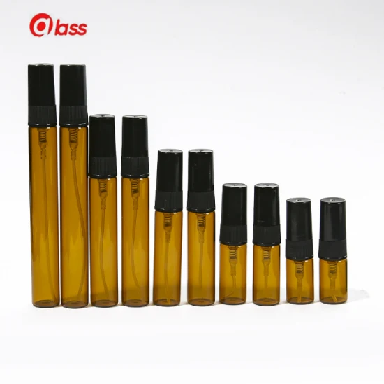 Flacone di vetro per bottiglia di profumo portatile da 2 ml, 3 ml, 5 ml, 10 ml