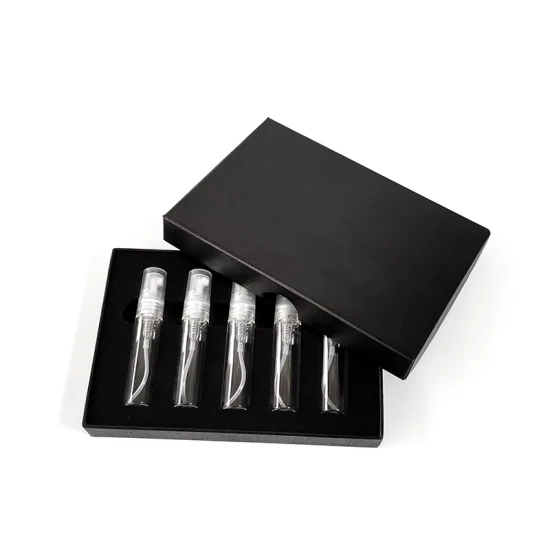 Mini Twist Up 2ml 3ml 5ml 10ml Flaconi per campioni di olio di profumo Flacone di vetro per tester di profumo con scatola