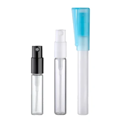 Crimp 11/410 Mini Flacone Spray per Profumo 3ml 5ml 8ml 10ml 12ml Flacone di Vetro per Profumo Atomizzatore per Tester Campioni