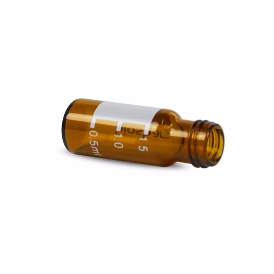 Fiale trasparenti ambrate per autocampionatore per cromatografia HPLC da 1,5 ml e 2 ml
